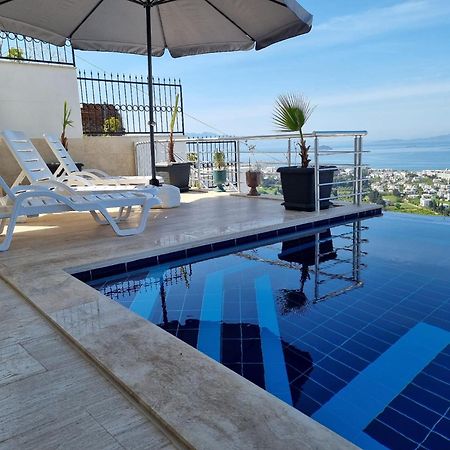 Bodrum Eason Villa & House 350M2 Full Sea View With Private Infinity Pool Eksteriør bilde