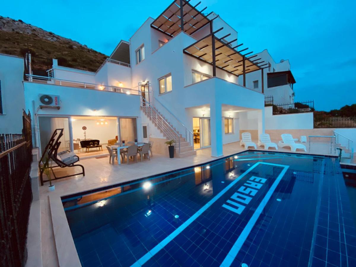 Bodrum Eason Villa & House 350M2 Full Sea View With Private Infinity Pool Eksteriør bilde