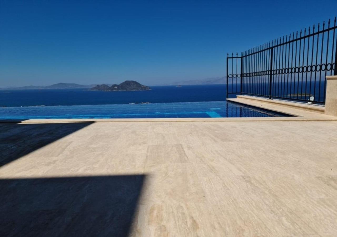 Bodrum Eason Villa & House 350M2 Full Sea View With Private Infinity Pool Eksteriør bilde