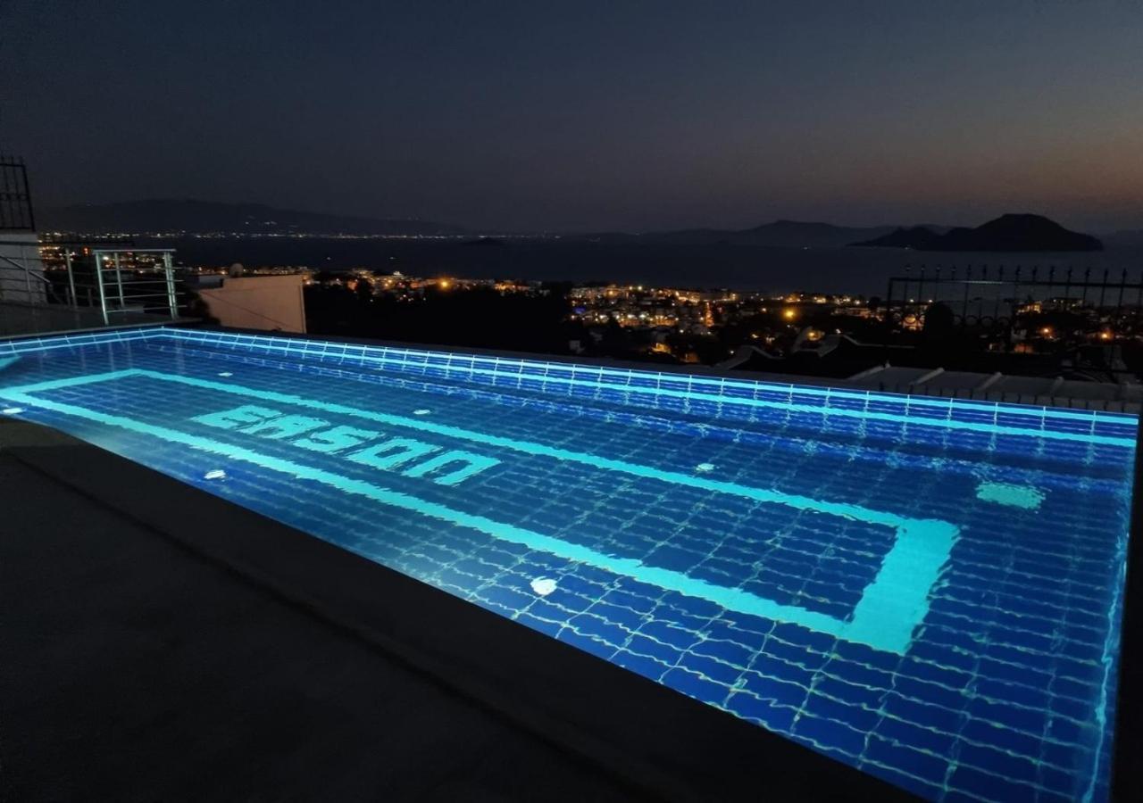 Bodrum Eason Villa & House 350M2 Full Sea View With Private Infinity Pool Eksteriør bilde