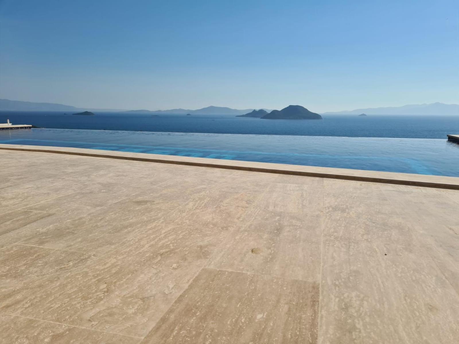 Bodrum Eason Villa & House 350M2 Full Sea View With Private Infinity Pool Eksteriør bilde