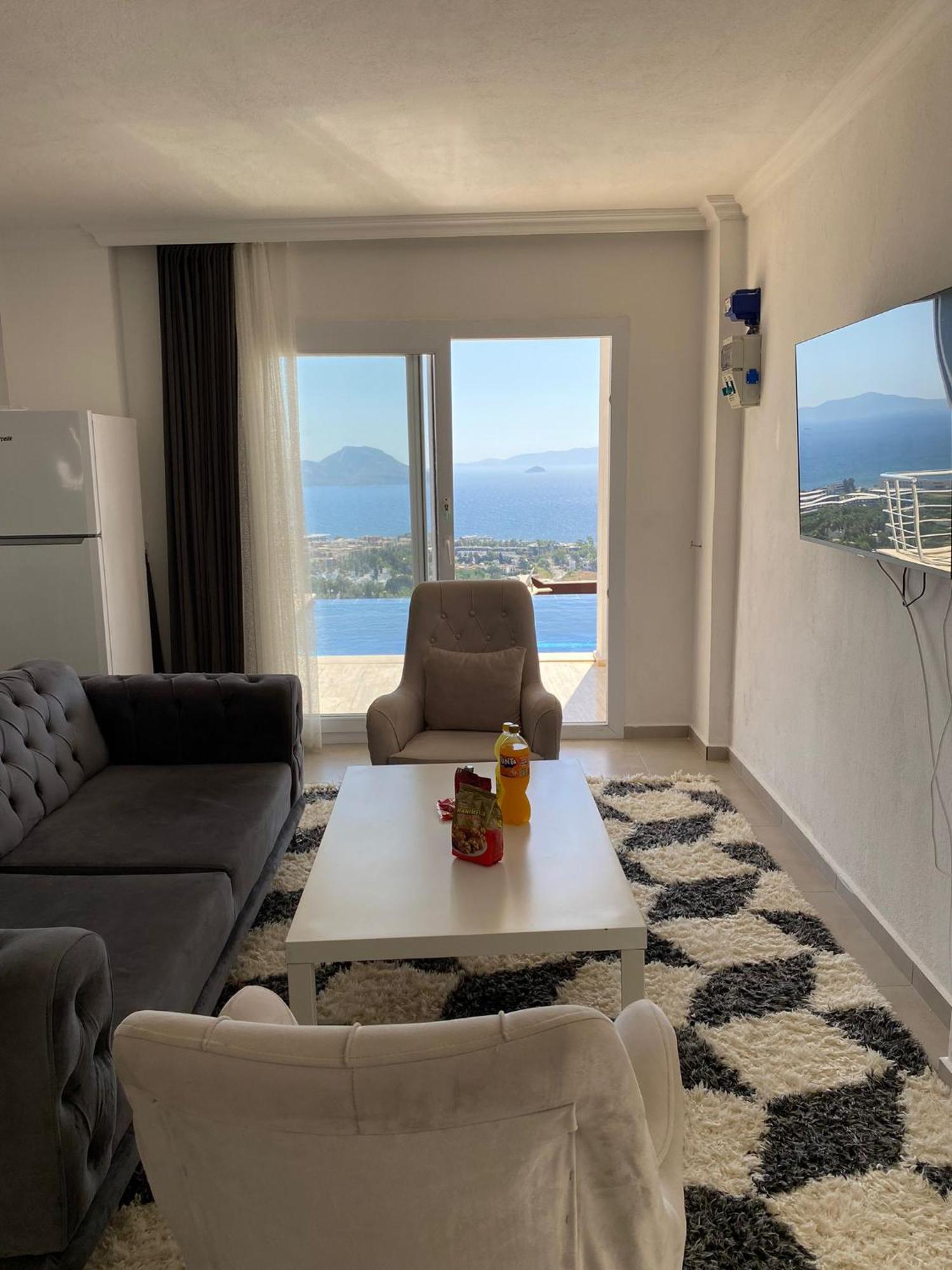 Bodrum Eason Villa & House 350M2 Full Sea View With Private Infinity Pool Eksteriør bilde