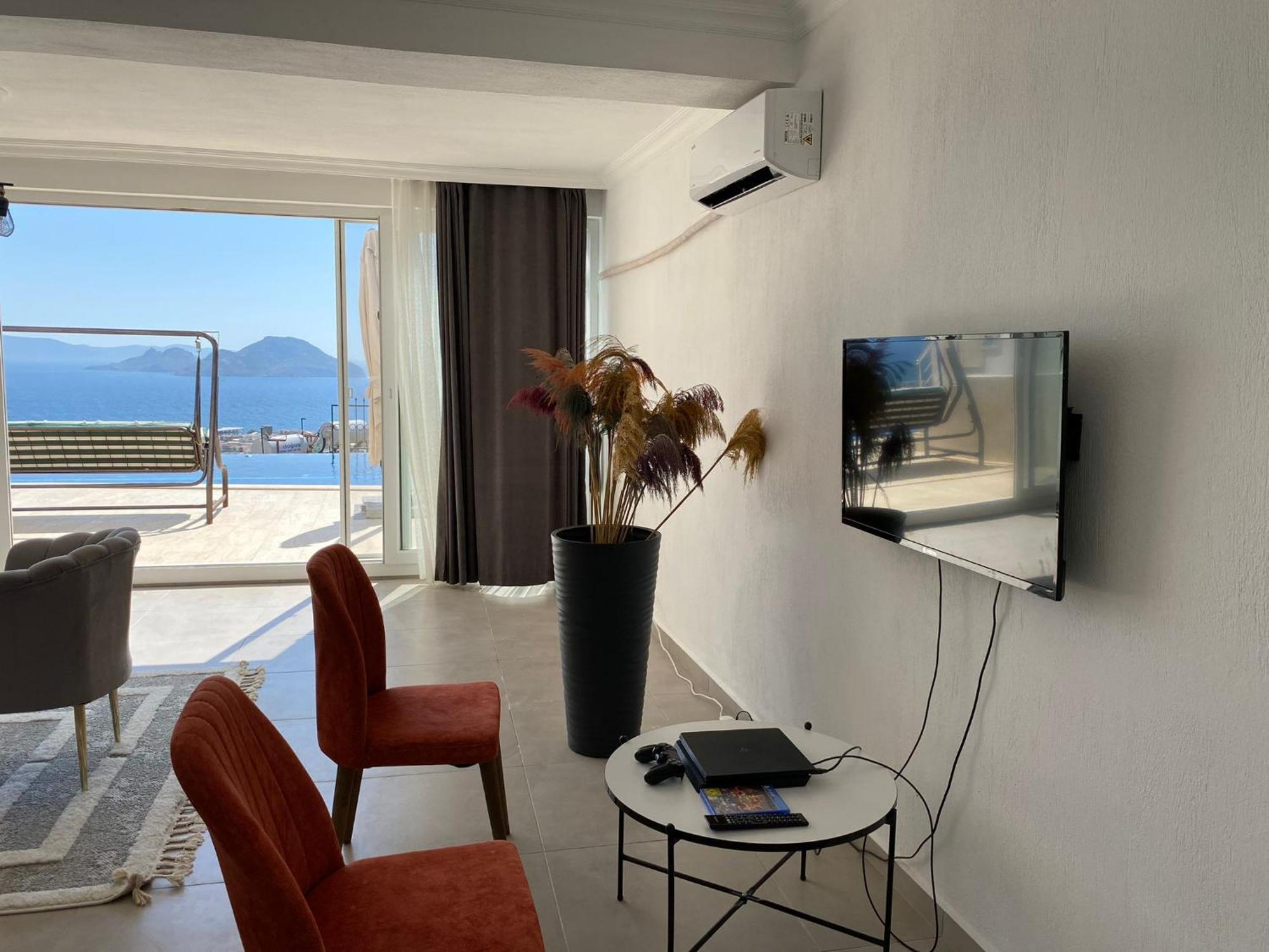 Bodrum Eason Villa & House 350M2 Full Sea View With Private Infinity Pool Eksteriør bilde