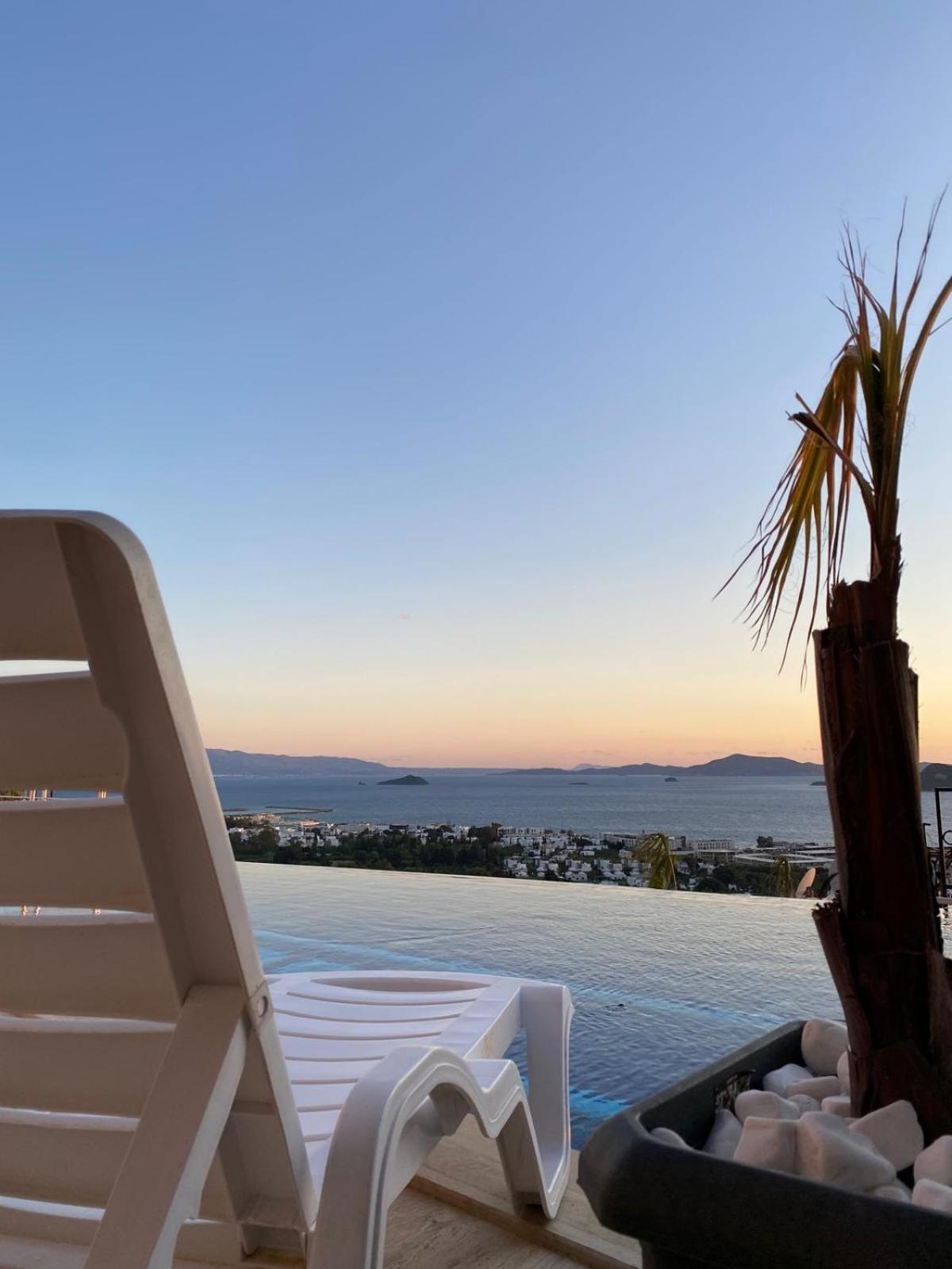 Bodrum Eason Villa & House 350M2 Full Sea View With Private Infinity Pool Eksteriør bilde